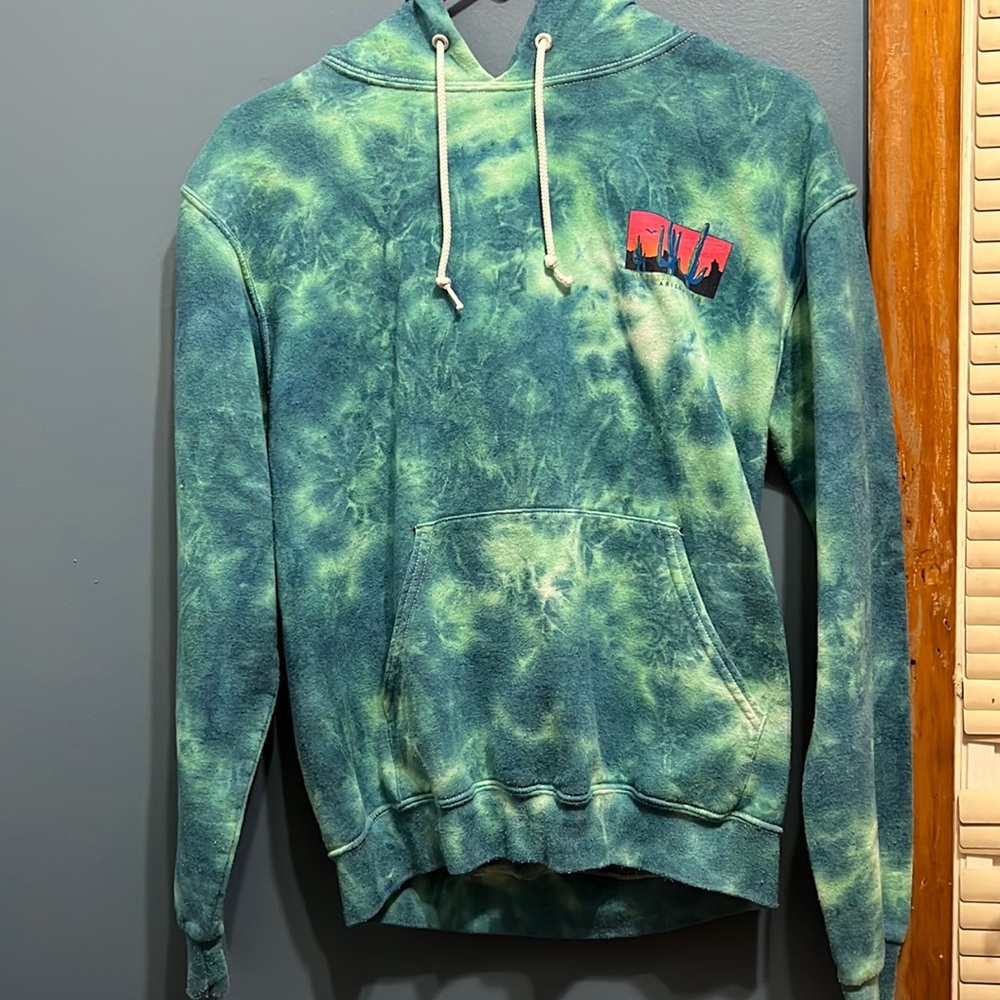 Tie dye Arizona hoodie SMALL